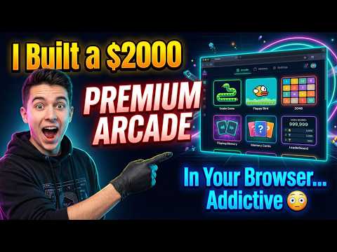 I Built a $2000 Premium Arcade in Your Browser… And It’s Actually Addictive 😳 | #aistudio #codevibe