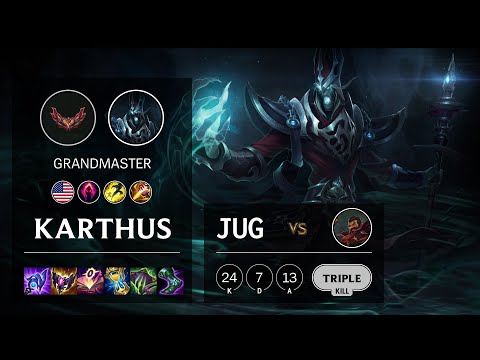 Karthus Jungle vs Graves - NA Grandmaster Patch 12.2