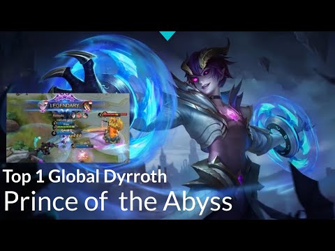 Top 1 Global Prince of Abyss Dyrroth Scalebore Build and Gameplay