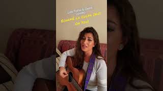 Download lagu Echamé la Culpa (Not On You) - Luis Fonsi & Demi Lovato (Acoustic Cover by Marisa D) mp3