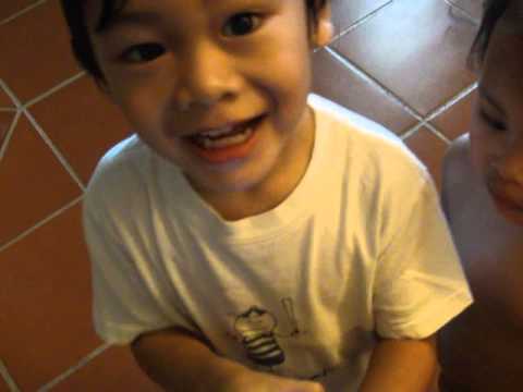 Aidan singing Happy Birthday to Hessa.. :)