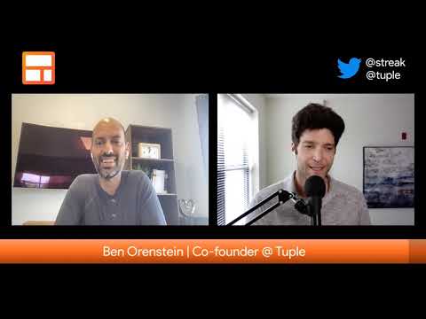Enterprise Sales: an interview with Tuple co-founder - YouTube