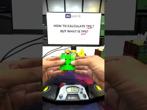 What is TPS? How to calculate your TPS? | Speedcubing #shorts