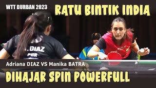 Download lagu Adriana DIAZ VS Manika BATRA  || TERJADI RALLY PANJANG DI PERTANDINGAN INI - WTT DURBAN 2023 mp3