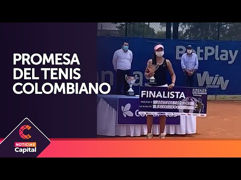 Antonia Samudio, una promesa del tenis en Colombia