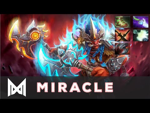 MIRACLE - TROLL WARLORD DOTA 2 7.23 HARD CARRY SAFELANE GAMEPLAY BUILD | DOTA 2 PRO PLAYER GAMEPLAY