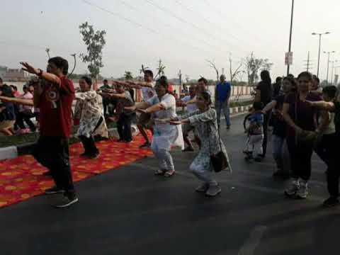 SUPRABHAT.... Laughter Yoga conducted by Delhi Laughter Club