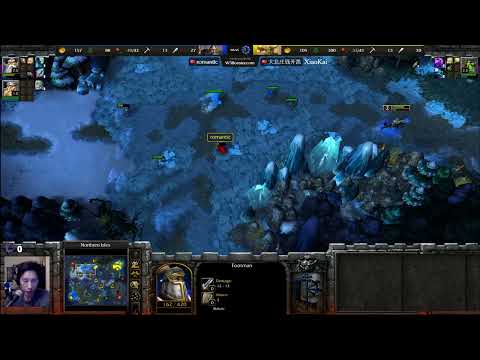 Romantic (HU) vs XiaoKai (Orc) - WarCraft 3 - Stomp vs Clap - WC3553