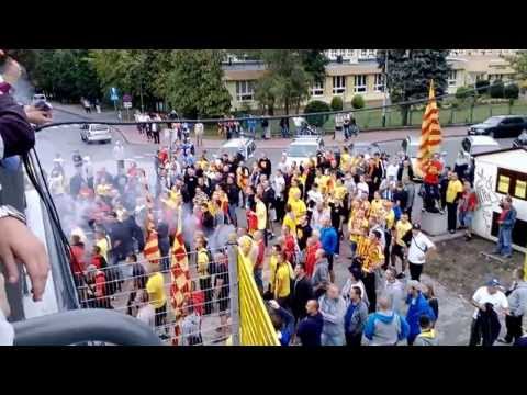 Korona Kielce w Mielcu przed meczem.