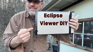 DIY solar eclipse viewer ( 5 minutes- no eclipse glasses needed)