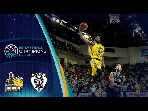 MHP Riesen Ludwigsburg v PAOK - Full Game - Basketball Champions League 2017-18