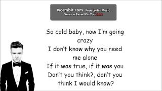 Amnesia - Justin Timberlake Lyrics