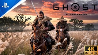 Defending Lord Shimura! INSANE Samurai Combat – Ghost of Tsushima (4K60FPS) [ps5] #gaming #trending