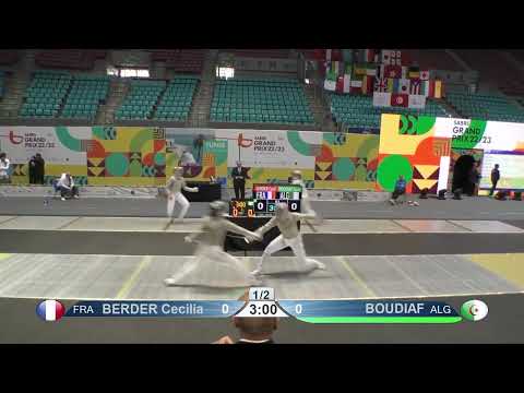 Tunis Grand Prix 2023 SWS - L64 - Cecelia Berder FRA v Saoussen Boudiaf ALG