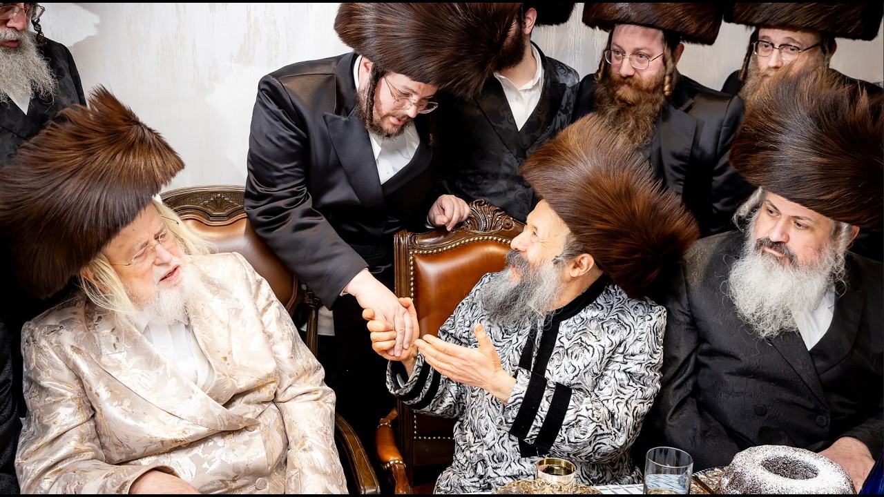 שבע ברכות בבית אדמו"ר מ'מונקאטש לכבודו של ר' משה מארגארעטן צדק | Sheva Brachos  R' Moshe Ma