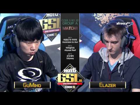 [2017 GSL Season 3]Code S Ro.32 Group A Match1 GuMiho vs Elazer