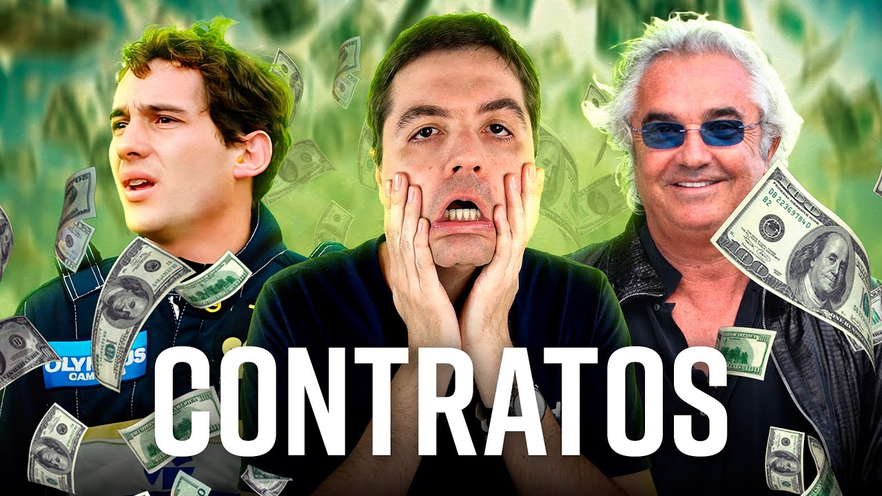 Os contratos da Fórmula 1 - cláusulas malucas, exigências, bônus por pontos, rescisões. Venha ver.