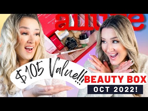 💄 Allure Beauty Box October 2022! And Shein Jewelry Haul! @Allure  💕🥰 Twin Birdies