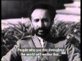 Emperor Haile Selassie I Speaks In English