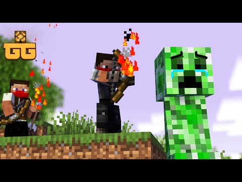 BABY CREEPER LIFE (part 1) - Sad Minecraft Animation