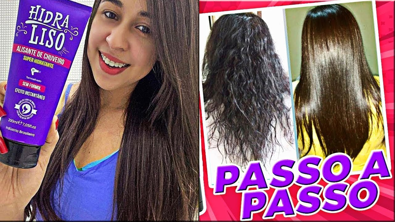 HIDRALISO - TESTANDO A PROGRESSIVA HIDRALISO - HIDRALISO FUNCIONA? LISO DE SALÃO EM CASA