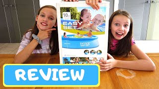 Intex 10ft Pool Easy Set | Unboxing, setup and review