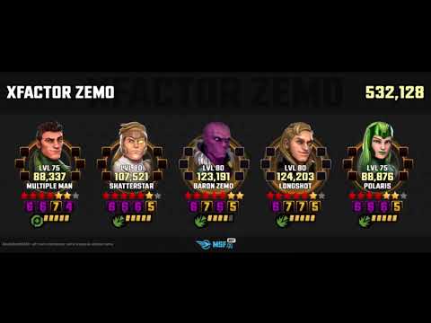 War - 532k X-Factor Zemo vs 750k Secret Avengers Kestrel (218k Punch-up)