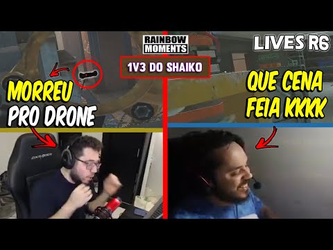 PINADEIRA MONSTRA DO NESK, TIMING DO PALUH, 1v3 INSANO DO SHAIKO E MAIS - MELHORES MOMENTOS LIVES R6