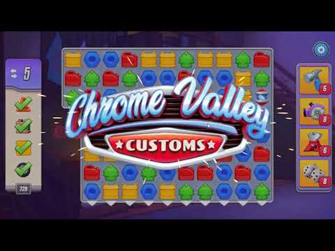 Chrome Valley Customs Level 729 - NO BOOSTERS GAMEPLAY + FULL STORY 🚘🔧 | SKILLGAMING ✔️