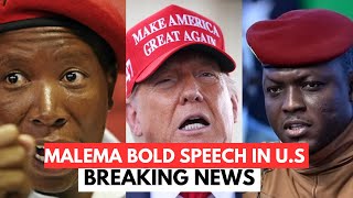 Malema’s Bold Speech in the U.S. Sparks Worldwide Discussion - Can this be Pan-Africanism?