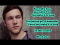 Phillip Phillips - So Easy (Lyrics) 