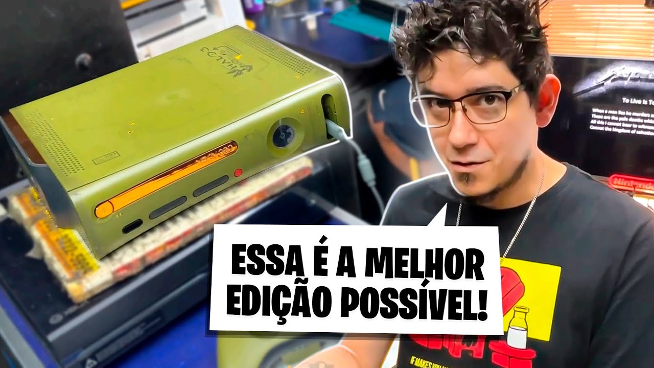 FUI NA TANTU'S GAMES 👾 O MELHOR XBOX JÁ FEITO, RARÍSSIMO XBOX 360 HALO 3 SPECIAL EDITION!