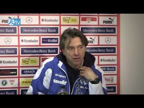 3. Liga, 24. Spieltag: VfB Stuttgart II vs. SV Stuttgarter Kickers - Pressekonferenz (Kickers-TV)