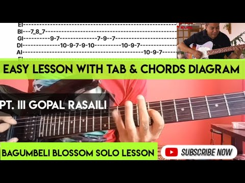 Bagumbeli Blossom Guitar Lesson | Pt. III Gopal Rasaili Solo Part | Phiroj Shyangden ft. Gopal Jenny