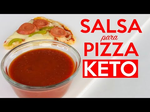 Cómo Hacer Salsa de para Pizza KETO 🍕 Recetas Bajas en Carbohidratos #keto