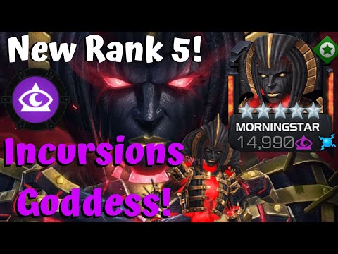 New Rank 5 Morningstar! Goddess of Incursions! Record Rooms! - Marvel Contest of Champions