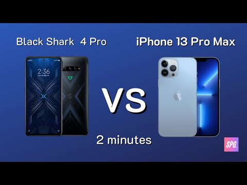 Black Shark 4 Pro VS  iPhone 13 Pro Max in 2 mitutes