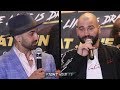 THE FULL CRAZY BACK & FORTH PAULIE MALIGNAGGI VS ARTEM LOBOV PRESS CONFERENCE