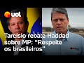 Tarcísio Criticizes PT And Responds To Haddad About MP Have Shame And Respect The Brazilian Peo