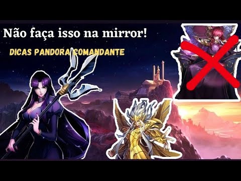 Saint seiya awakening: dicas sobre a comp de pandora comandante