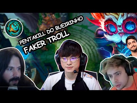 FAKER TROL | YODA MAIN YASUO | QUEM JOGA DE HEIMER DA O C# - CLIPES DA TW # 1
