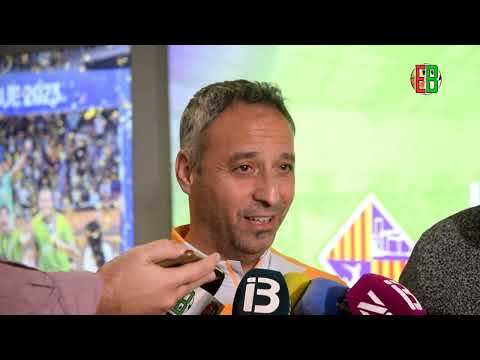 Rueda de prensa de Antonio Vadillo entrenador del Illes Balears Palma Futsal