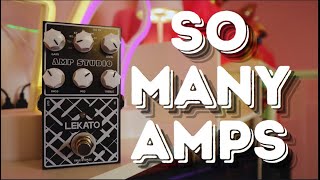 Video thumbnail for 9 AMPS IN ONE SMALL BOX | Lekato Amp Studio (EP-01) Pedal Review by Electric Flamingo