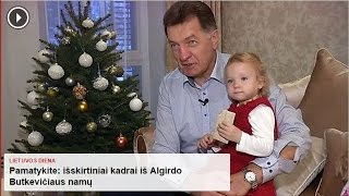 A. Butkevičius atviravo apie šeimą ir politiką, išskirtiniai kadrai iš A. Butkevičiaus namų.