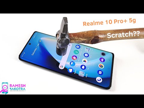 Realme 10 Pro Plus 5G Screen Scratch Test