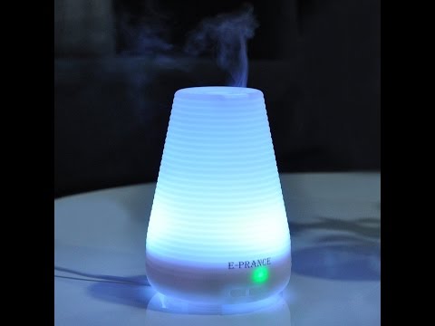 Aroma essential oil diffuser with night lamp