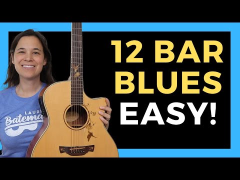 FUN & EASY 12 Bar Blues Guitar Lesson For Beginners