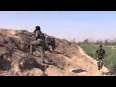 استهداف حاجز المسمكة في محيط مطار دير الزور العسكري من قبل كتيبة سيوف الحق