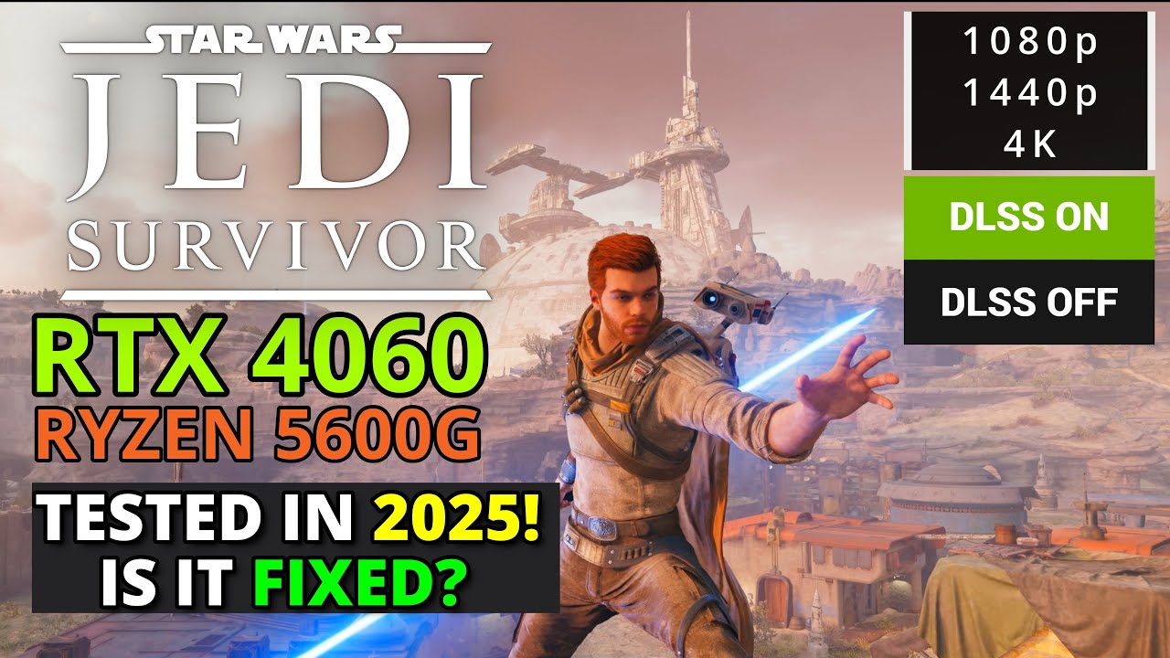 STAR WARS Jedi: Survivor: LOW to ULTRA (RTX 4060 + Ryzen 5600G) - Benchmark