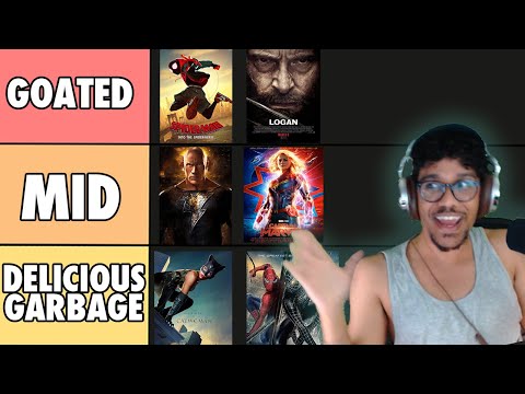 Ranking EVERY Superhero Movie